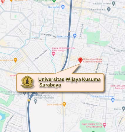 Lokasi dan Peta Universitas Wijaya Kusuma Surabaya M Prestasi